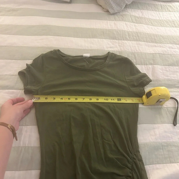 Melrose & Market ruched cotton t-shirt dress - Picture 11 of 12